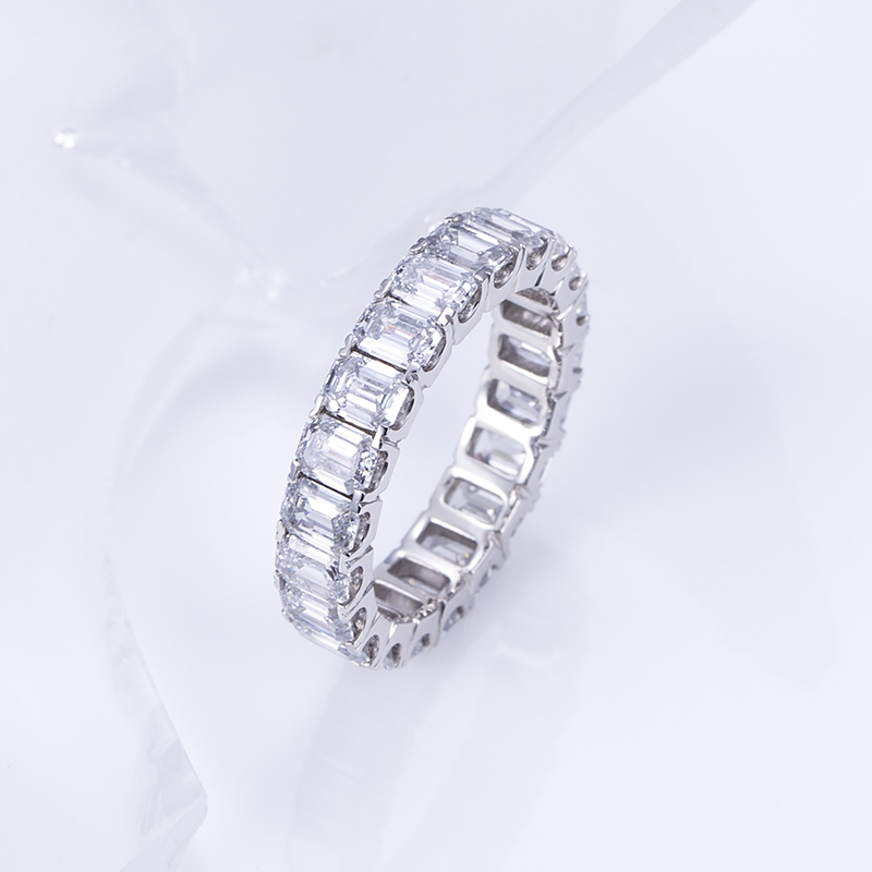 Emerald-Cut Diamond Eternity Band