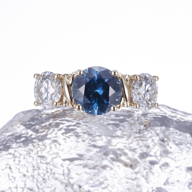 Nocturne Sapphire Trilogy Ring